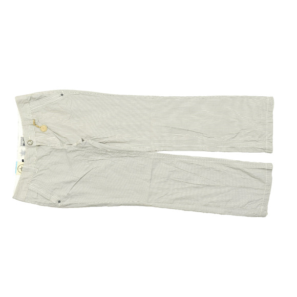 Converse One Star Women's Size 6 Regular Fit Striped Khaki Chino Pants NEW - Picture 1 of 8